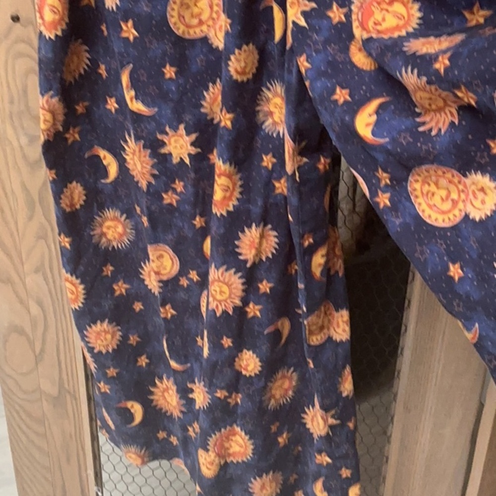Celestial Sun Moon and Stars Short Sleeve Romper - Picture 5 of 10